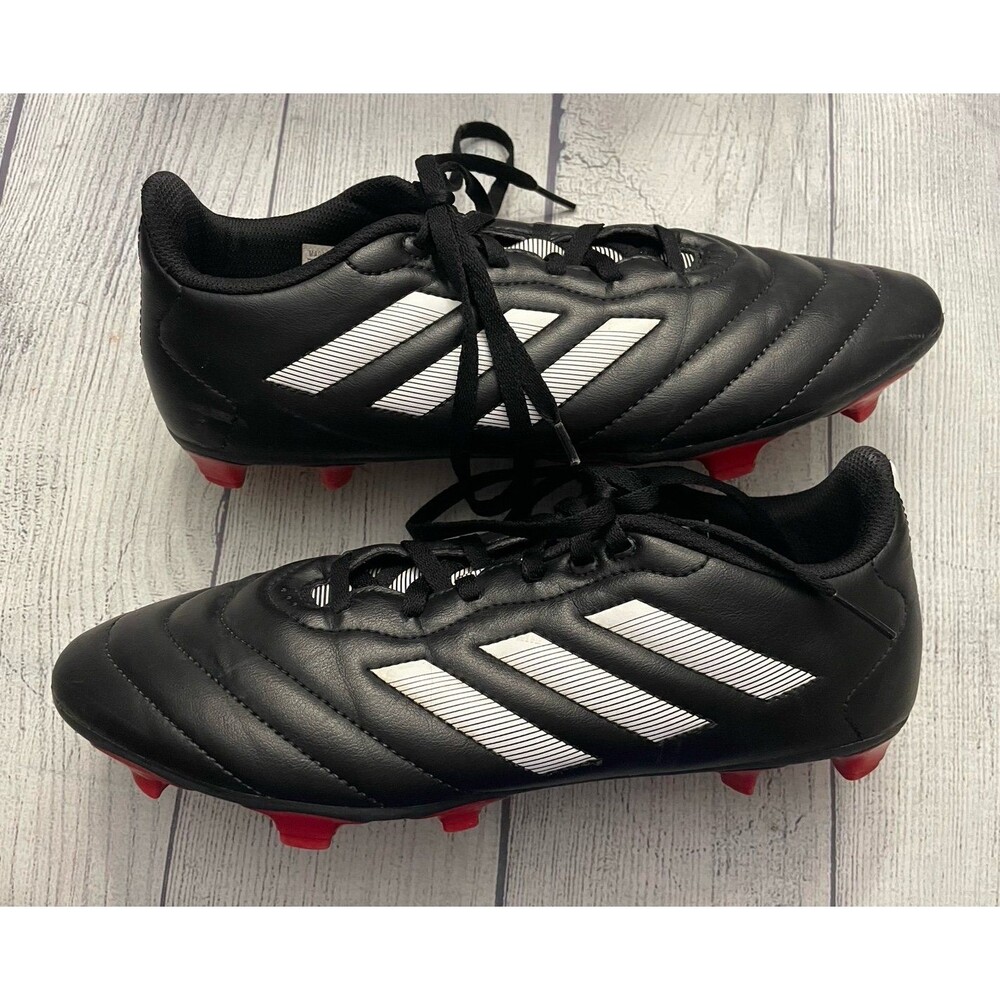 adidas Black White Red Soccer Cleats
